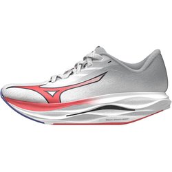 Mizuno Wave Rebellion Flash 3 Schuhe Grau Rot AW25, Größe 40,5 - EUR