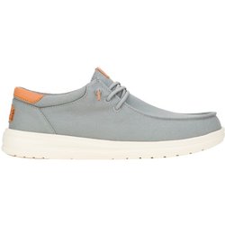 HeyDude - Paul Canvas - Sneaker Gr 43 grau/weiß