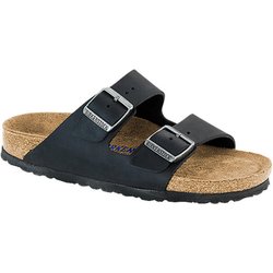 Birkenstock - Arizona FL WB - Sandalen Gr 38 - Regular schwarz