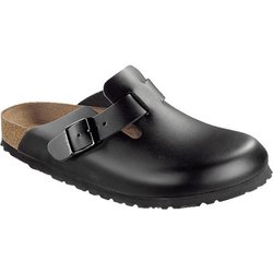 Birkenstock - Boston Natural Leather - Sandalen Gr 36 - Regular schwarz