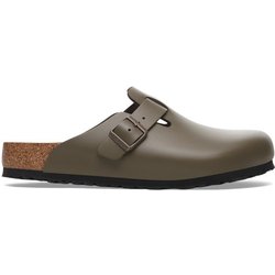 Birkenstock - Boston Natural Leather - Sandalen Gr 36 - Regular braun