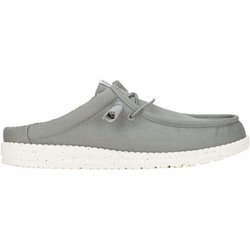 HeyDude - Wally Slip Canvas - Sandalen Gr 41 grau/weiß