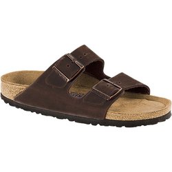 Birkenstock - Arizona SFB LEOI - Sandalen Gr 35 - Narrow braun