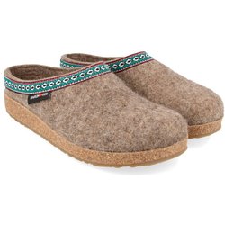 Haflinger - Grizzly Franzl - Hüttenschuhe Gr 39 braun/beige