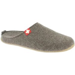 Living Kitzbühel - Filzpantoffel Schweizer Kreuz No. 3886 - Hüttenschuhe Gr 36 grau