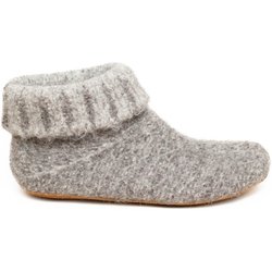 Gottstein - Knit Boot Alpaka - Hausschuhe Gr 37 grau