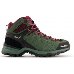 Salewa - Women's Alp Mate Mid WP - Wanderschuhe Gr 36,5 oliv/schwarz