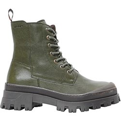 Ten Points - Women's Jenny Lace Boots Tanned Leather - Winterschuhe Gr 37 oliv/grau