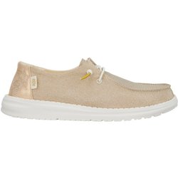 HeyDude - Women's Wendy Metallic Sparkle - Sneaker Gr 37 beige