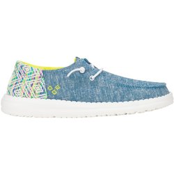 HeyDude - Women's Wendy Funk Surf Baja - Sneaker Gr 37 weiß/türkis