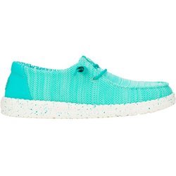 HeyDude - Women's Wendy Stretch Sox - Sneaker Gr 37 türkis/weiß
