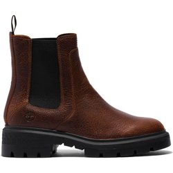 Timberland - Women's Cortina Valley Mid Chelsea Boot - Freizeitstiefel Gr 36 braun/schwarz