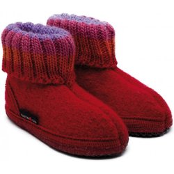 Haflinger - Kids Paul - Hüttenschuhe Gr 23 rot