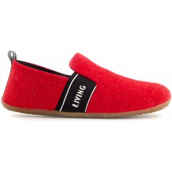 Living Kitzbühel - Kid's T-Modell Filz & LK Schriftzug - Hüttenschuhe Gr 27 rot