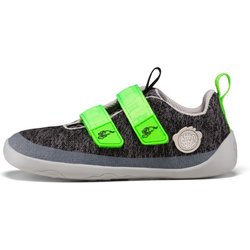 Affenzahn - Kid's Barfußschuh Knit Happy - Barfußschuhe Gr 21 panther /grau