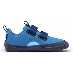Affenzahn - Kid's Barfußschuh Baumwolle Lucky - Barfußschuhe Gr 21 bear /blau