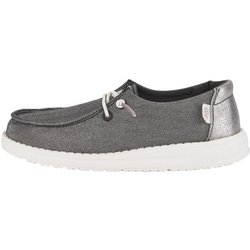 HeyDude - Kid's Wendy Metallic Sparkle - Sneaker Gr 32 grau
