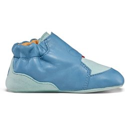 Affenzahn - Kid's Krabbelschuh Leder Crawly - Barfußschuhe Gr 16/17 blau