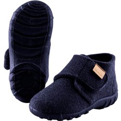 Sterntaler - Kid's Hausschuh Uni - Hüttenschuhe Gr 20 blau/schwarz