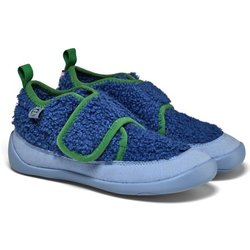 Affenzahn - Kid's Hausschuh Vegan Fleecy - Hüttenschuhe Gr 21 blau