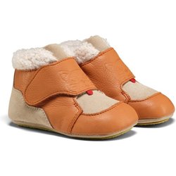 Affenzahn - Kid's Krabbelschuh Leder Growy - Barfußschuhe Gr 18/19 orange