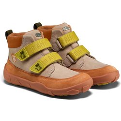 Affenzahn - Kid's Übergangsschuh Leder Friendy - Barfußschuhe Gr 26 cat / beige