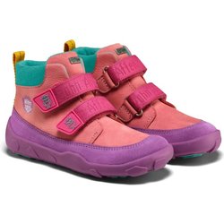 Affenzahn - Kid's Übergangsschuh Leder Friendy - Barfußschuhe Gr 23 owl /rosa