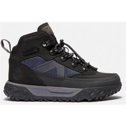 Timberland - Youth's Greenstride Motion 6 Mid Bungee WP Boot - Freizeitschuhe Gr 2 weiß/schwarz