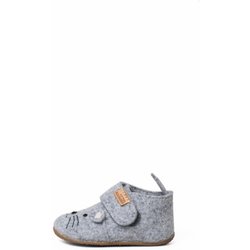 Living Kitzbühel - Kid's Mani Maus Klettschuh - Hausschuhe Gr 21 grau