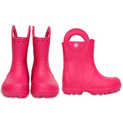 Crocs - Handle It Rain Boot Kids - Gummistiefel Gr 29-30 rosa