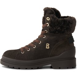 BOGNER Schnürboots St. Moritz mit Spikes für Damen - Chocolate - 35