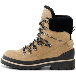 BOGNER Schnürboots St. Moritz x Bond 007 mit Spikes für Damen - Beige - 35