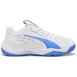 Puma Accelerate Handballschuhe Kinder - weiß/blau-35.5