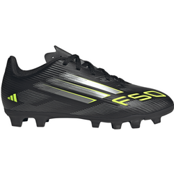 adidas F50 Club FG/MG Kinder - schwarz/silber/gelb - 35.5