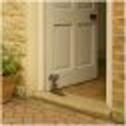 Stiefelknecht aus Metall in Rostoptik Schuhausziehhilfe rustikal