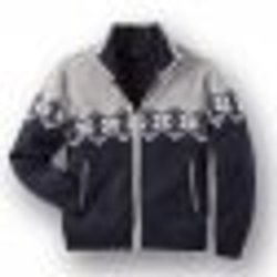 Strickjacke im Norwegerstil,ma
