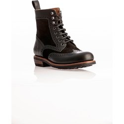 Rokker Frisco Brogue Stiefel Damen (schwarz)