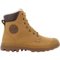 PALLADIUM Pampa Sport Cuff WPS - Herren Stiefel Gefüttert Leder Braun 72992-228-M