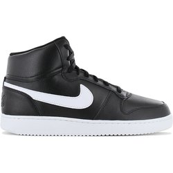 Nike Ebernon Mid - Herren Schuhe Sneakers Leder Schwarz AQ1773-002