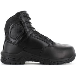 MAGNUM Strike Force 6.0 Leather S3 - Herren Sicherheitsstiefel Sicherheitsschuhe Schwarz M801550-021