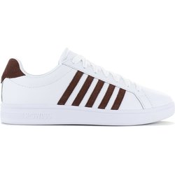 K-Swiss Classic Court Tiebreak Leather - Herren Sneakers Schuhe Weiß 07011-936