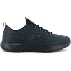 Skechers Summits Louvin - Herren Slip-On Schuhe Sneakers Schwarz 232186-BBK