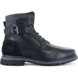 DOCKERS by Gerli Boots - Herren Winter Stiefel Gefüttert Leder Schwarz 51GL102-140100