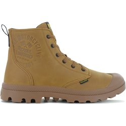 PALLADIUM Pampa Continental Leather - Herren Stiefel Boots Leder Braun 74373-203-M