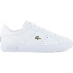 LACOSTE Powercourt 2.0 124 - Damen Sneakers Schuhe Leder Weiß 747SFA0072216