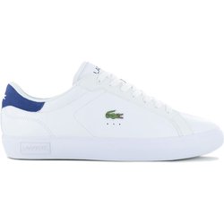LACOSTE Powercourt 224 - Herren Sneakers Schuhe Leder Weiß 748SMA0001042