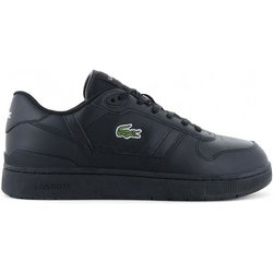 LACOSTE T-Clip Set 224 - Herren Sneakers Schuhe Leder Schwarz 748SMA003102H