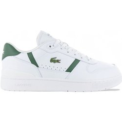 LACOSTE T-Clip Set 224 - Herren Sneakers Schuhe Leder Weiß 748SMA00311R5
