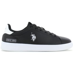 U.S. POLO ASSN. BYRON - Herren Sneakers Schuhe Schwarz 001-BLK-WHI03