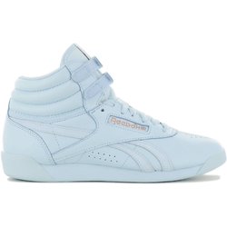 Reebok x Cardi B - Freestyle F/S Hi - Damen Sneakers Schuhe Blau GV6615